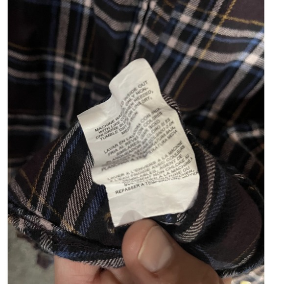 Lee Men's Plaid Long Sleeve Button Up Shirt Size Small‎ Cotton Western Style - Picture 3 of 8